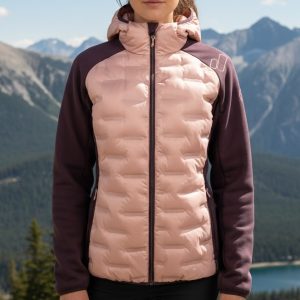 CHAQUETA MUJER HIBRIDA JOLUVI RIK W ROSA